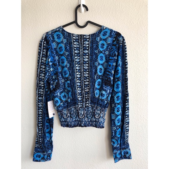 Free People Wild And Free Smocked Long Sleeve - Picture 3 of 8